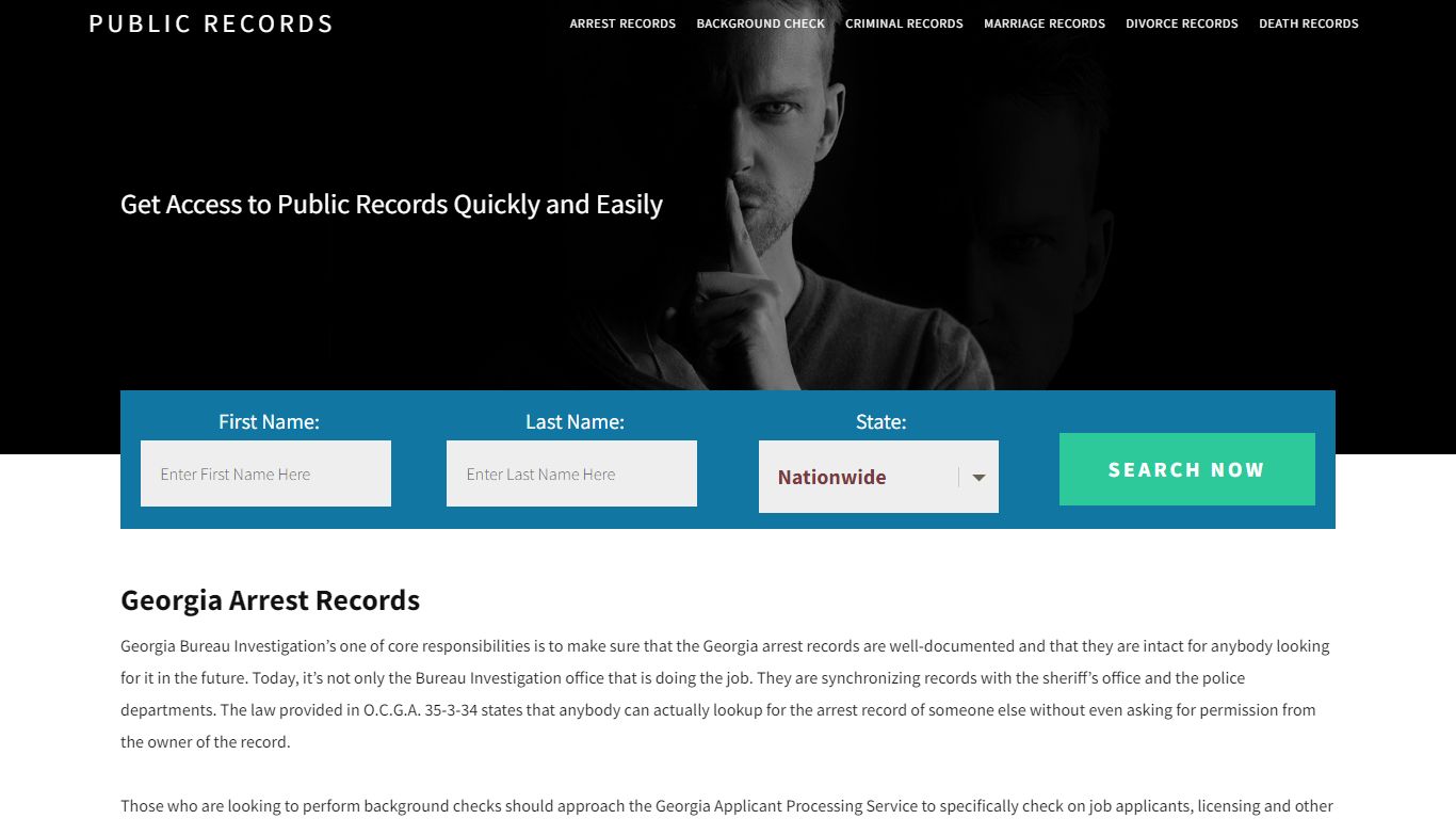Georgia Arrest Records | Get Instant Reports On People - Public Records